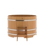 Купель BentWood круглая из лиственницы (D=1,50 м.), h=1 м. Натуральная Премиум для бани фото - 4 BentWood круглая из лиственницы (D=1,50 м.), h=1 м. Натуральная Премиум купель фото фото - 4